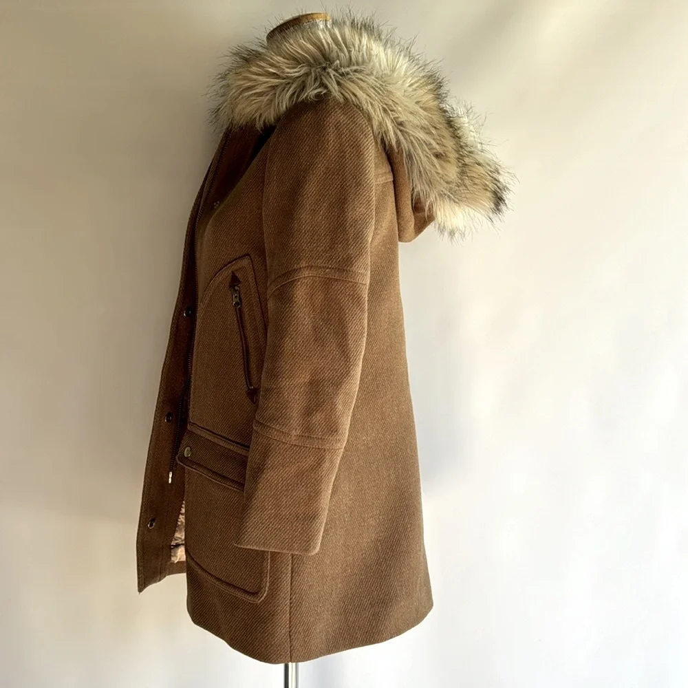 J. Crew Stadium Cloth Hooded Chateau Parka - sz 00P